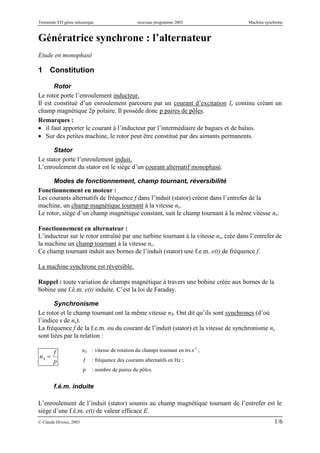 Alternateur 2002 PDF Téléchargement Gratuit