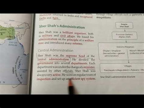 Sher Shah S Administration Central Administration CLASS 7 History ICSE