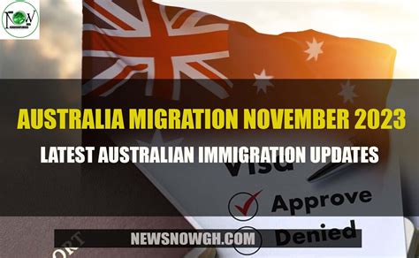 Australian Immigration Australia Migration November