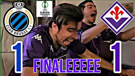 Live Reaction Club Brugge Fiorentina Si Vola In Finaleeee