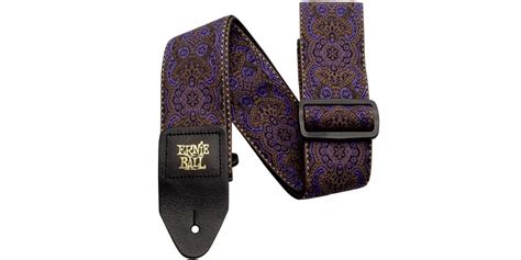 Ernie Ball Jacquard Guitar Strap Purple Paisley Guitar Co Uk