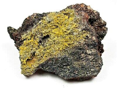 Minerals Geenish Pyromorphite Crystals On Coronadite Broken Hill In