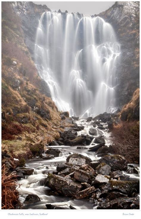 brian cooke photography clashnessie falls  lochinver places