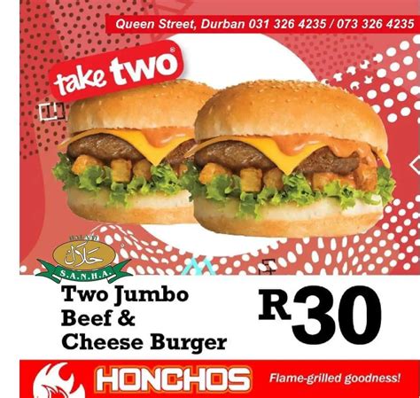 Honchos Menu With Updated Prices In South Africa 2024