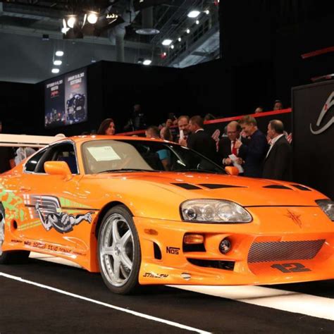 Paul Walker S Orange Toyota Supra From Fast Furious Has Been