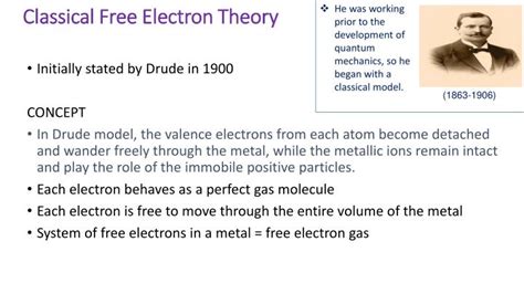 Ppt Free Electron Theory Powerpoint Presentation Id2655061