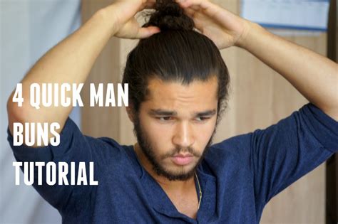 Man Bun Haircut Tutorial - which haircut suits my face