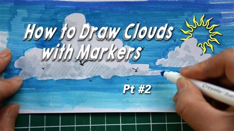 How To Draw Clouds With Markers Howto Techno