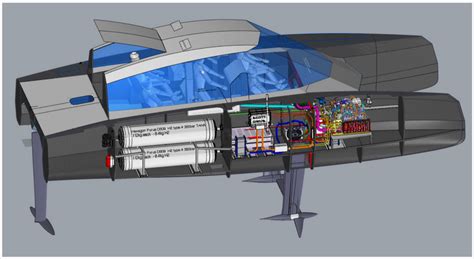 Hydrogen Fueled Electric Foiling Chase Boats At America S Cup Panbo