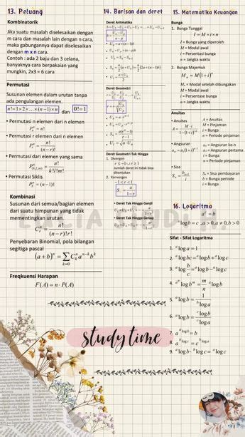 Kumpulan Rumus Matematika Aesthetic Artofit