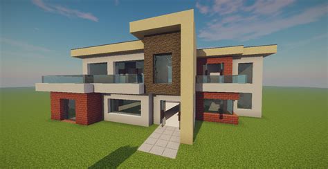 Modern House Schematic 1 Minecraft Map