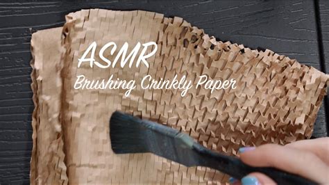 ASMR Brushing Crinkly Paper Gentle Crinkles For Relaxed Sleep No