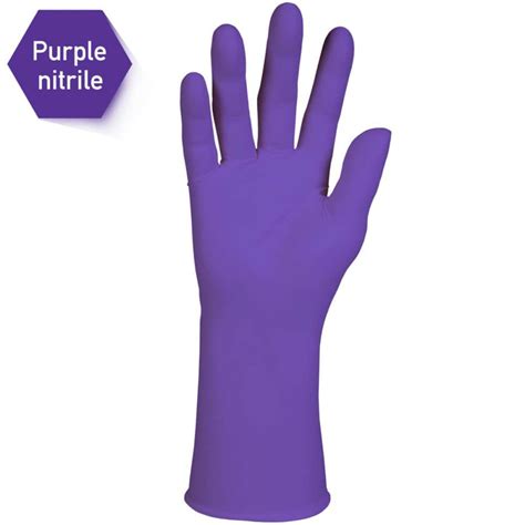 Kimberly Clark Kimtech Purple Nitrile Xtra Exam Gloves