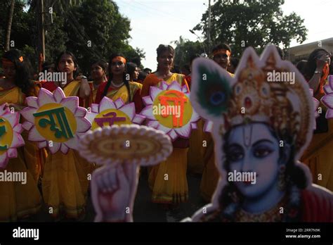 Dhaka Bangladesh September 62023bangladeshi Hindu Devotees Take Part