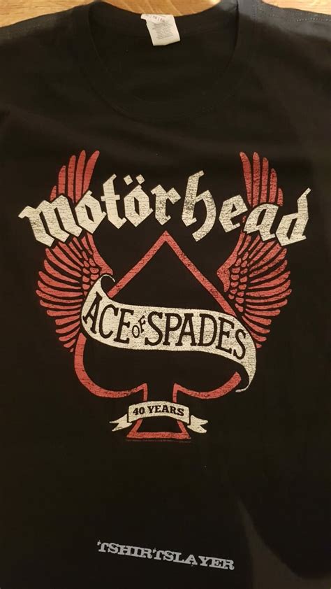 Motörhead Ace of Spades 40 years shirt TShirtSlayer TShirt and