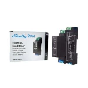 SHELLY PRO 2PM Shelly Smart Wi Fi Relay With Power Monitoring 2