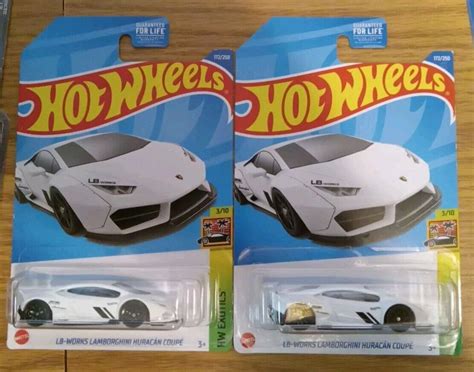 2022 Hot Wheels LB Works Lamborghini Huracan Coupe In White LBWK Lot