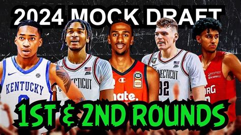 OFFICIAL 2024 NBA Mock Draft 6 0 FULL 1ST 2ND ROUNDS PICKS 1 58