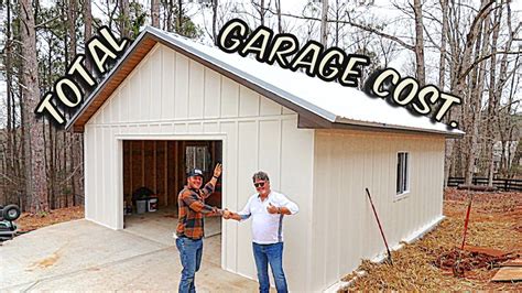 I Built My Dad A Garage Building Your Own Detached Garage Youtube Building A Garage