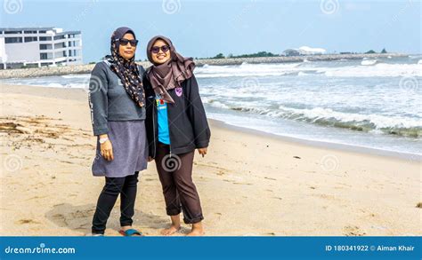 A Portrait Of Mother And Daughter Relationship Bond Smiling At The Batu