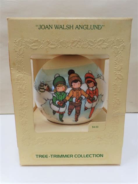 Hallmark Joan Walsh Anglund Satin Ball Christmas Ornament Nrfb Etsy