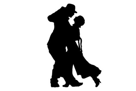 Premium Photo | Dance silhouette dancing person sketch shadow dancer art