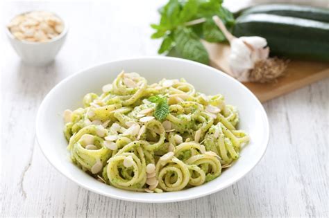 Pasta Con Pesto Di Zucchine E Pancetta Ricetta Crema Pasticcera