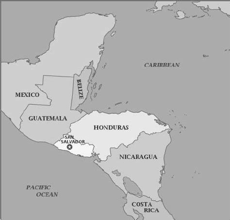 El Salvador and its neighbors. | Download Scientific Diagram