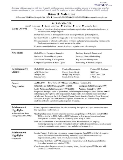 Resume Templates Monster 1 TEMPLATES EXAMPLE TEMPLATES EXAMPLE