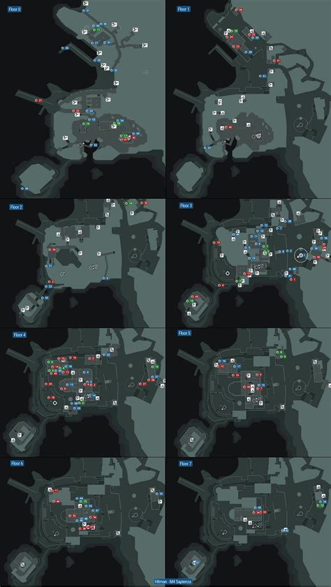 Location Map M Sapienza Hitman Game Guide Gamepressure