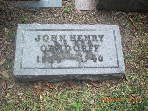 John Henry Orndorff Memorial Find A Grave