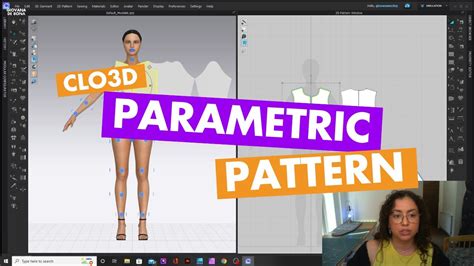 How To Use The Parametric Pattern Tool On Clo3d Clo3d Beginner