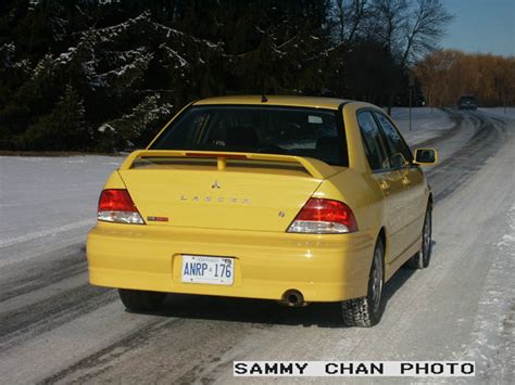 Canadian Auto Review 2003 Mitsubishi Lancer Oz Rally Photos