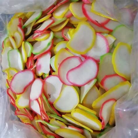 Jual Kerupuk Mentah Krupuk Les Warna Warni Campur Bawang Patas Pandawa