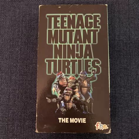 TEENAGE MUTANT NINJA Turtles The Movie VHS 1990 Livraison Rapide