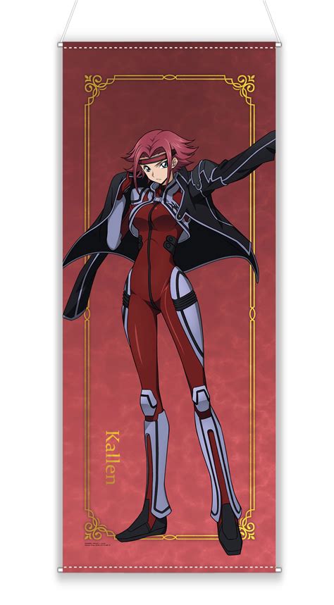 Code Geass Lelouch Of The Rebellion Almost Life Sized Tapestry Kallen