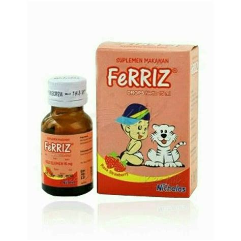 Jual Ferriz Drop Ml Vitamin Zat Besi Anak Tambah Darah Shopee