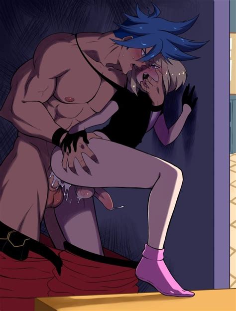 Rule 34 XYZ Promare Galo Thymos Lio Fotia Femboy Gay