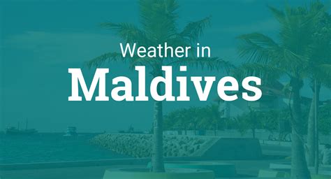 Weather in Maldives