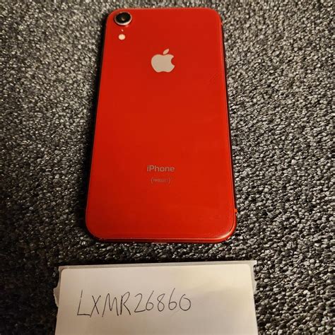 Apple IPhone Xr Unlocked Red 64GB A1984 LXMR26860 Swappa