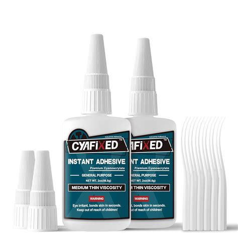 CYAFIXED Super Glue CA Glue de uso general adhesivo instantáneo de