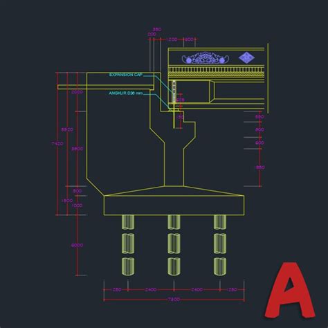 Detail Gambar Jembatan Autocad Koleksi Nomer 45