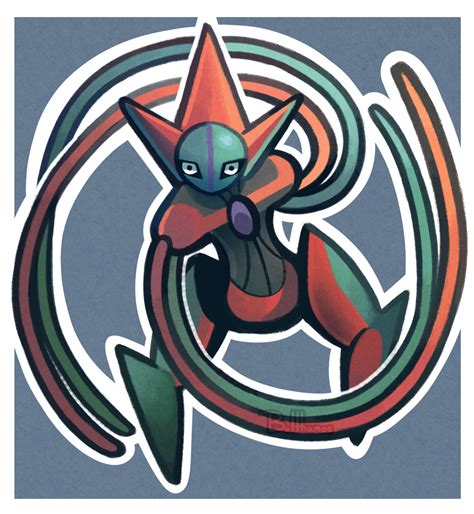 Theres Some Art Here — Scariest Pokemon Deoxys I Really Love This