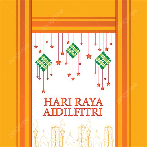 Hari Raya Aidilfitri Vector Hd Images Hari Raya Aidilfitri With