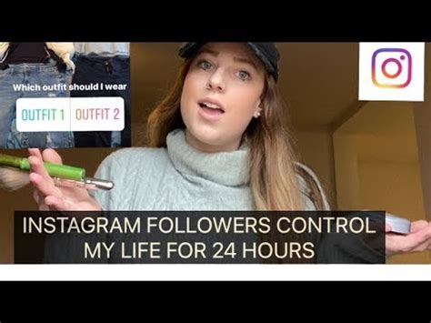 I Let My Instagram Followers Control My Life For A Day Youtube