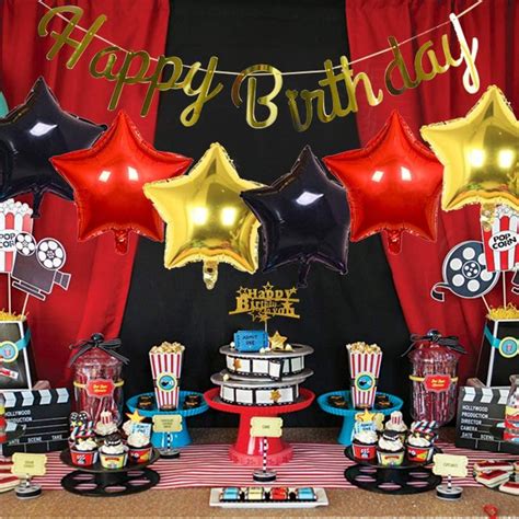 Movie Night Decorations Movie Theme Party Decorations Birthday Supplies ...