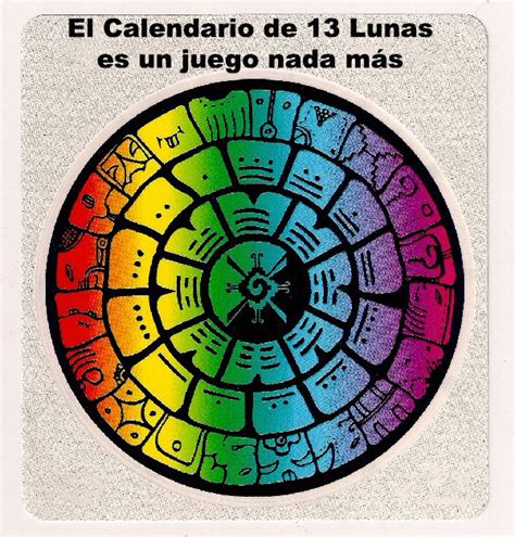 El Calendario Lunas Es Un Juego Nada M S Maya Tecum Calendario