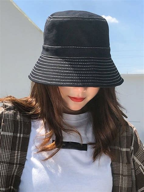 Trendy Retro Bucket Hat In Multiple Colors