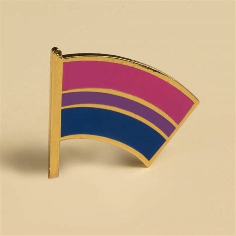 Bisexual Pride Flag Pin Bima Museum Store